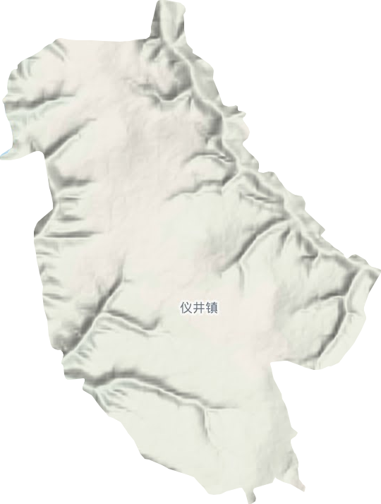 仪井镇地形图