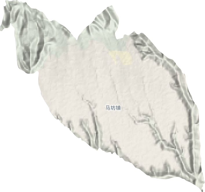 马坊镇地形图