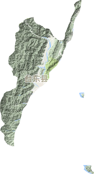 台东县地形图