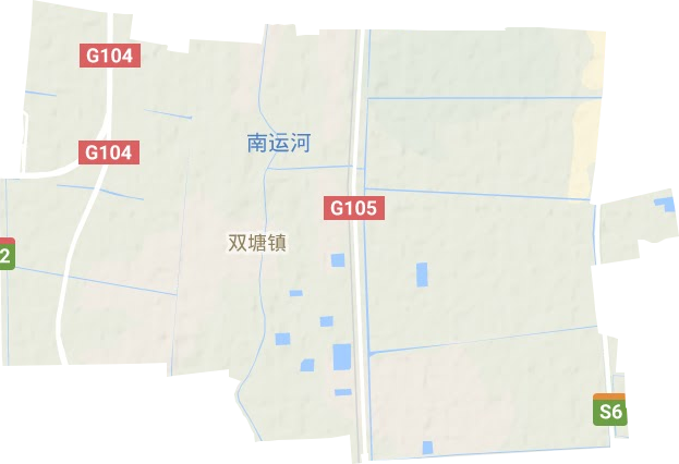 双塘镇地形图