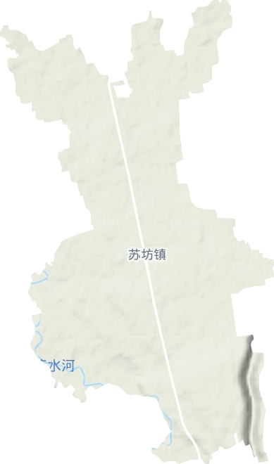 苏坊镇地形图