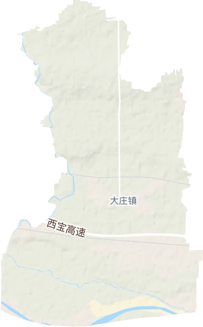 大庄镇地形图