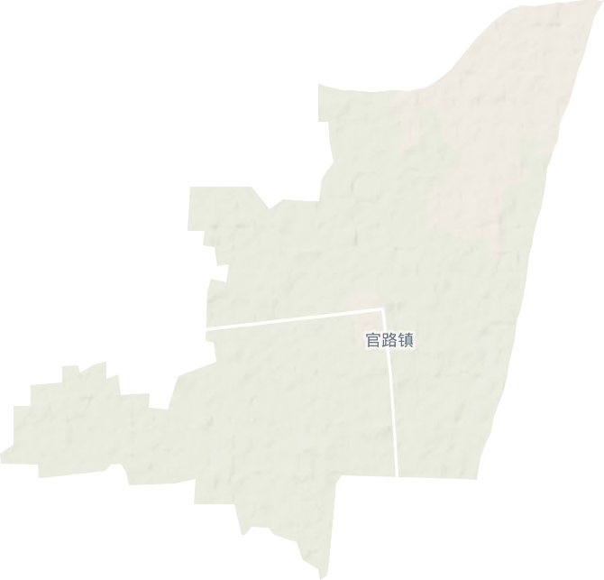 官路镇地形图