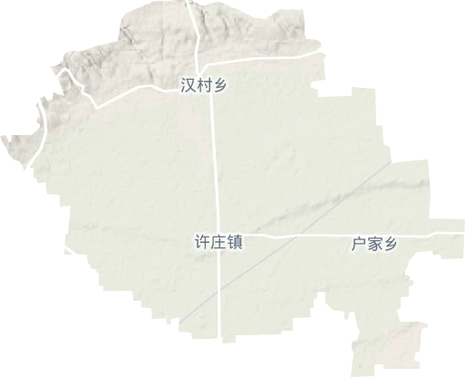 许庄镇地形图