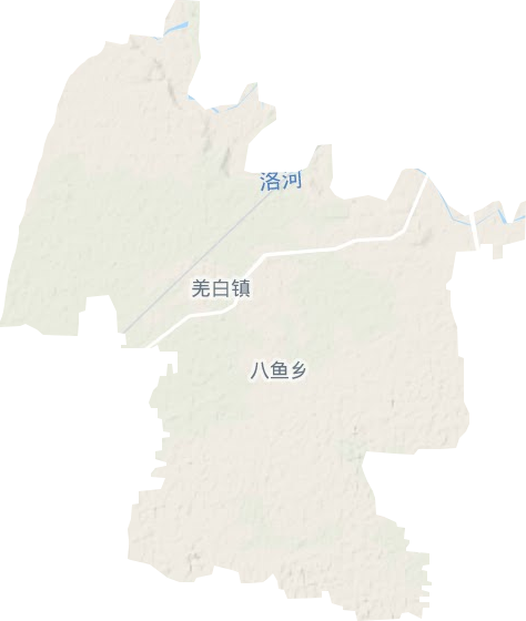 羌白镇地形图