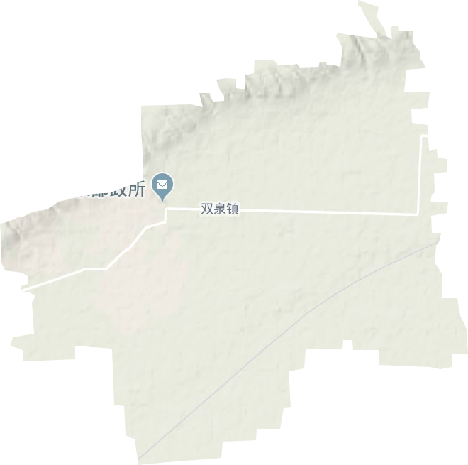 双泉镇地形图