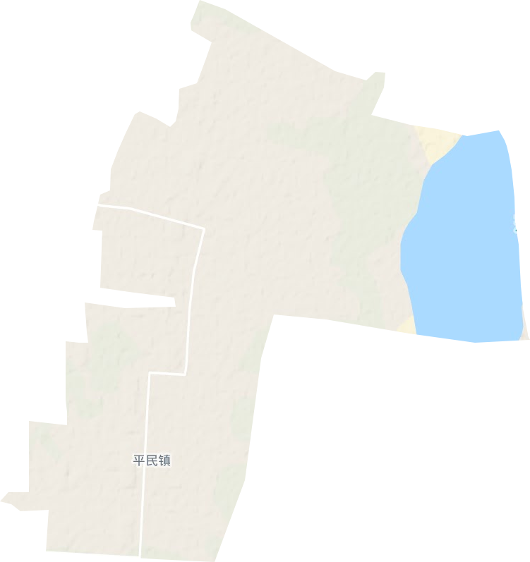 平民镇地形图