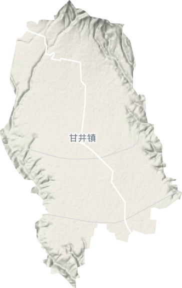 甘井镇地形图