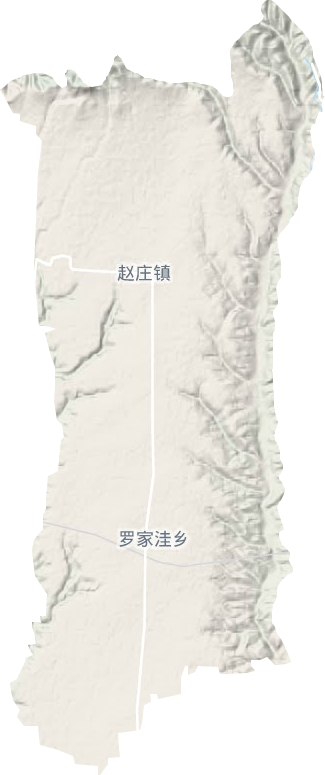 赵庄镇地形图