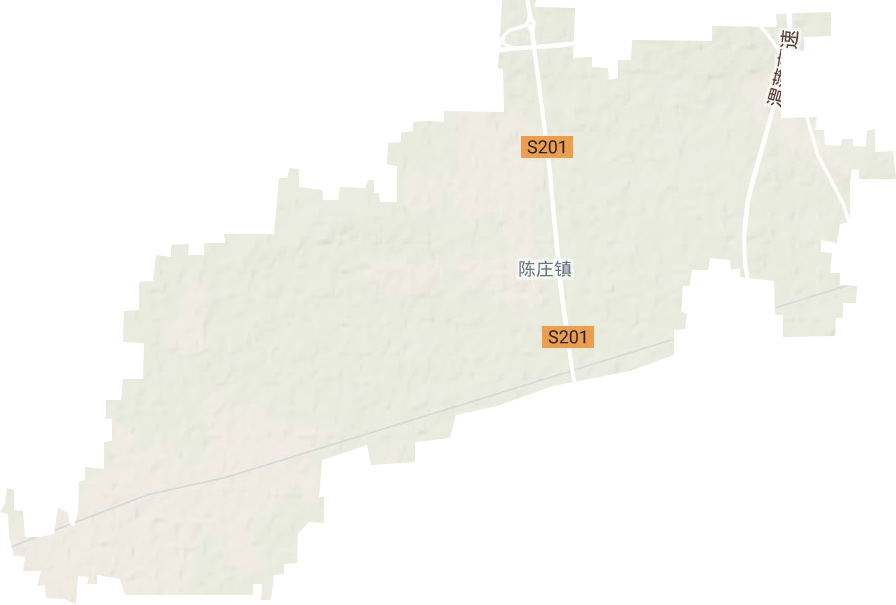 陈庄镇地形图