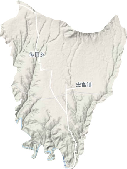 史官乡地形图