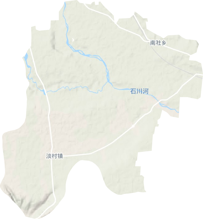淡村镇地形图