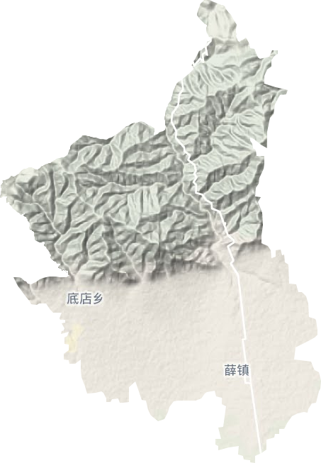 薛镇地形图