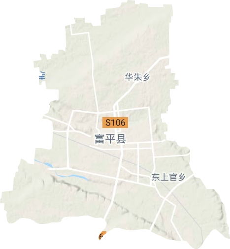 华朱乡地形图