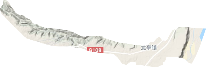 龙亭镇地形图