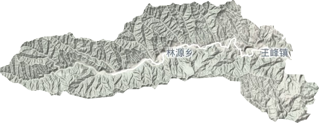 王峰乡地形图