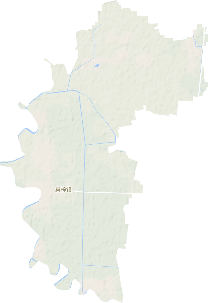 桑梓镇地形图