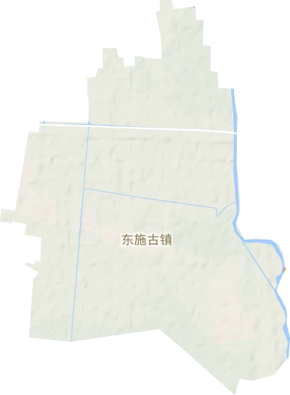 东施古镇地形图