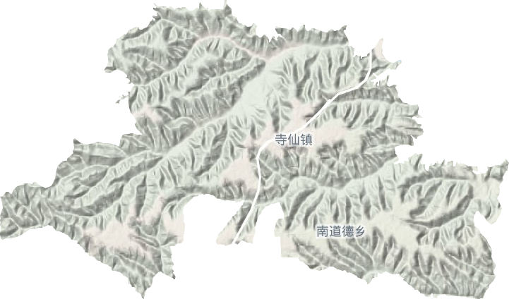 寺仙镇地形图