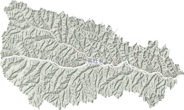 英旺乡地形图