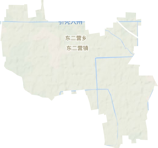 东二营镇地形图