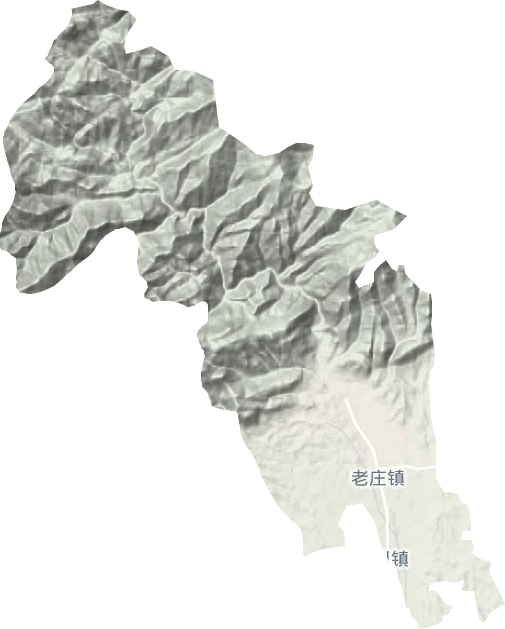 老庄镇地形图