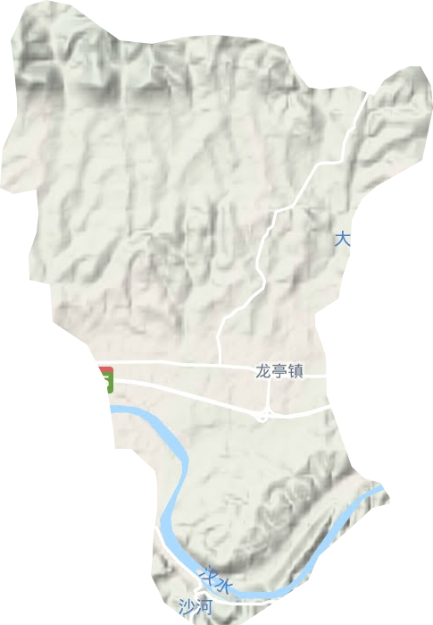 龙亭镇地形图