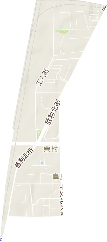 阜康街道地形图