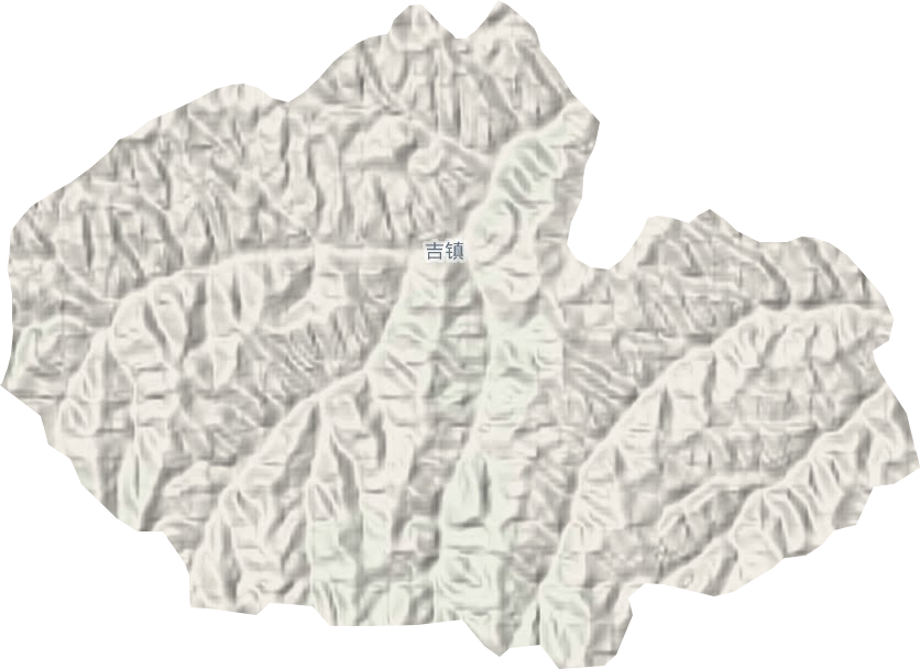 吉镇地形图
