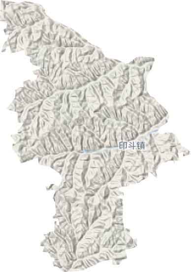 印斗镇地形图