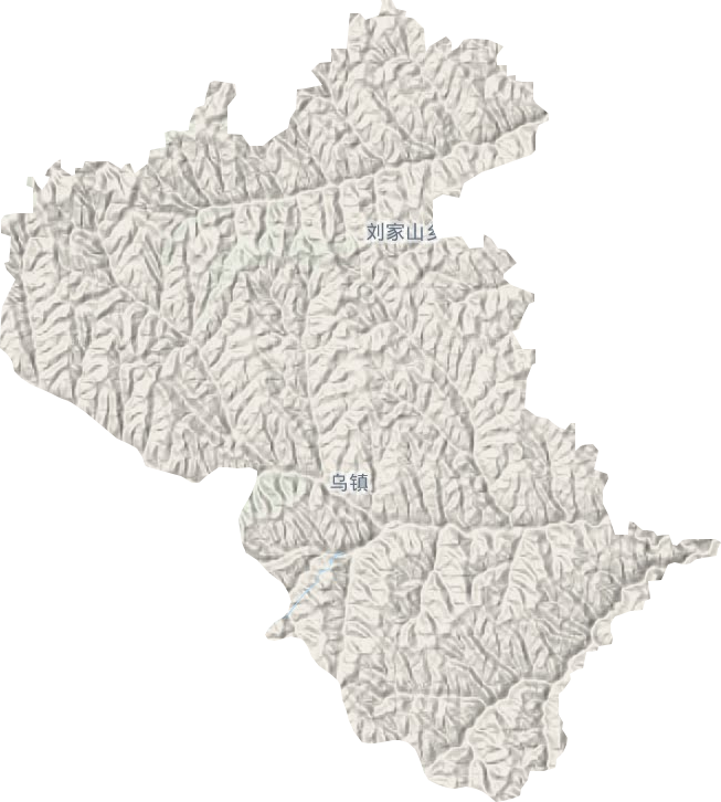 乌镇地形图