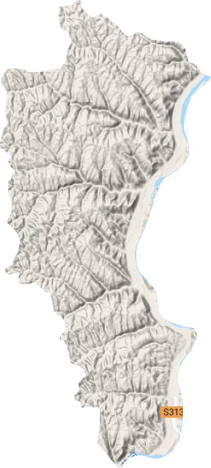 马镇地形图