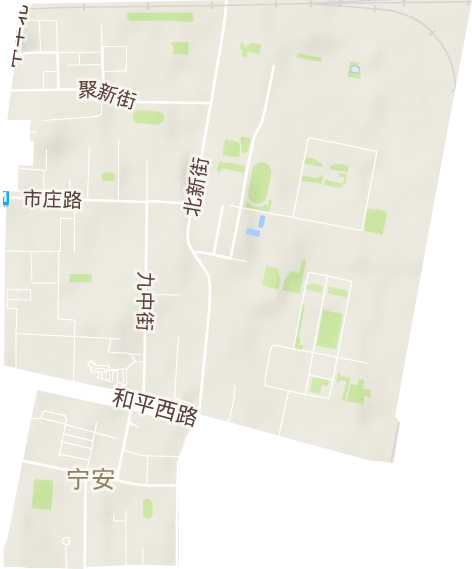 宁安街道地形图