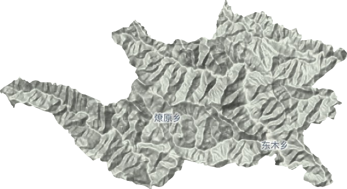 东木镇地形图