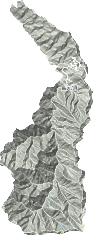 官元镇地形图