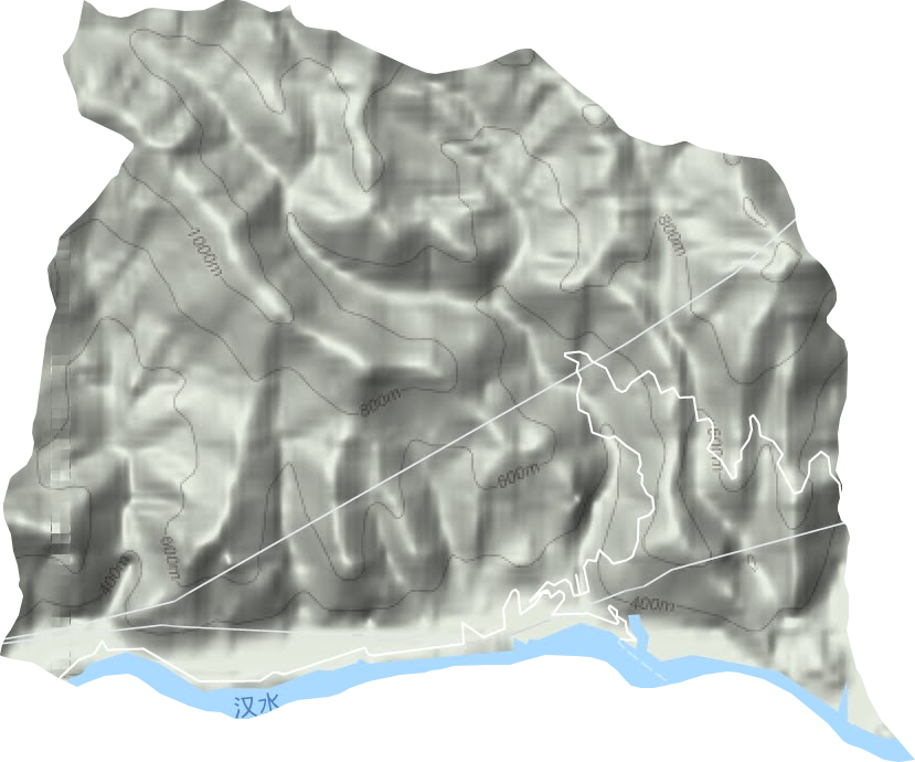大道河镇地形图