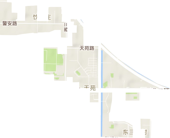 天苑街道地形图