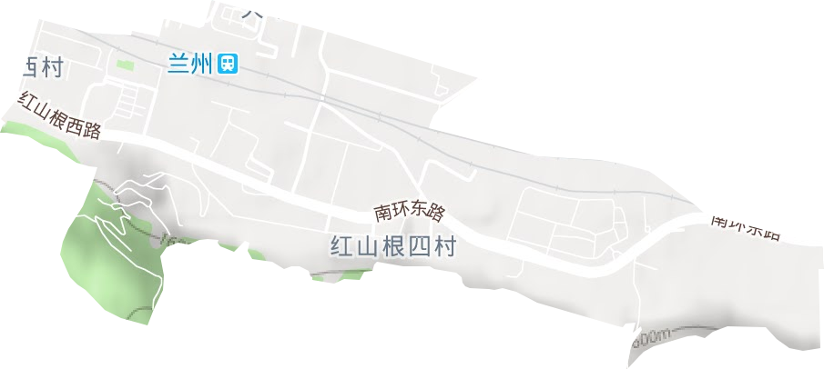 火车站街道地形图