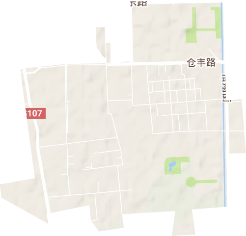 裕翔街道地形图