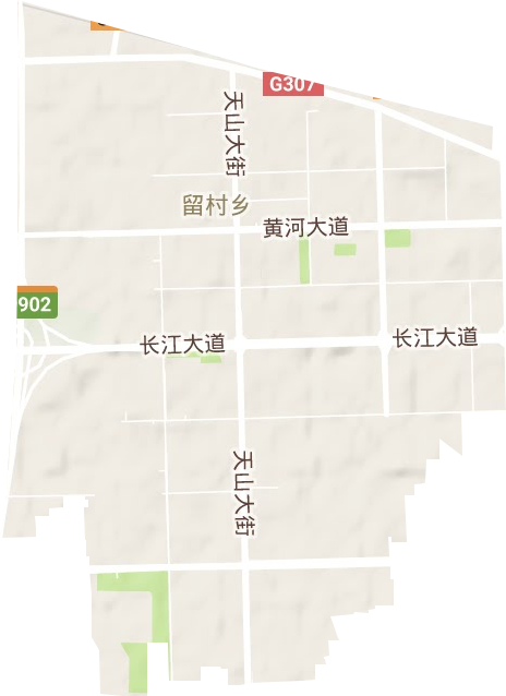 长江街道地形图