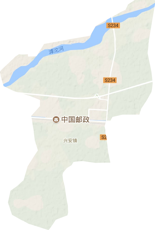 兴安镇地形图