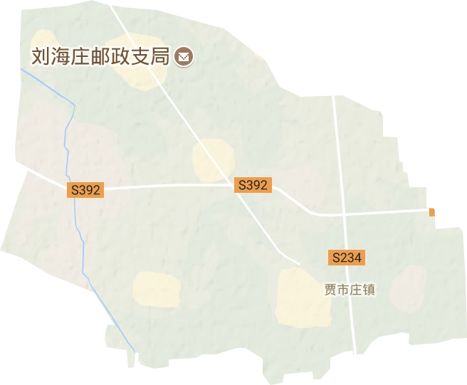 贾市庄镇地形图