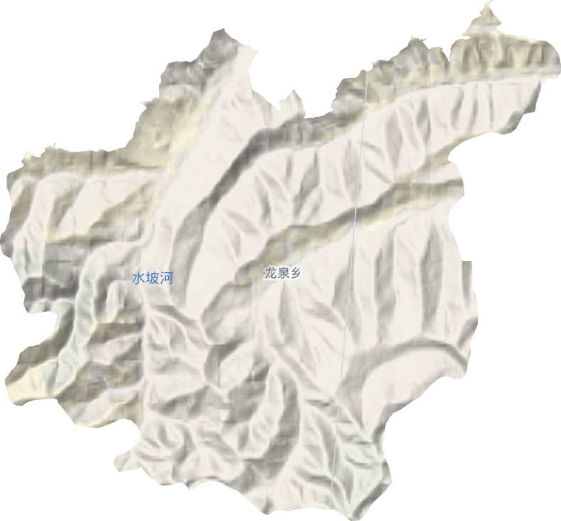 龙泉乡地形图