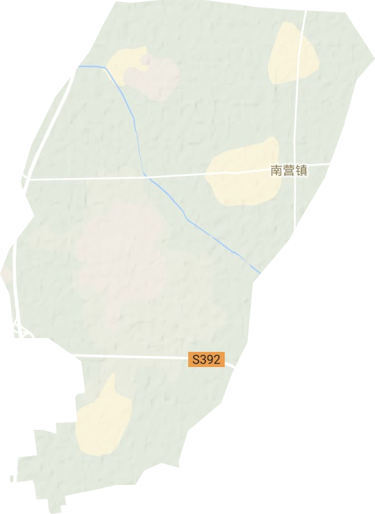 南营镇地形图