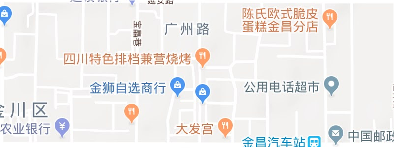 广州路街道地形图