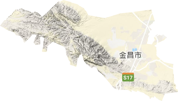 宁远堡镇地形图