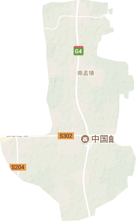 南孟镇地形图