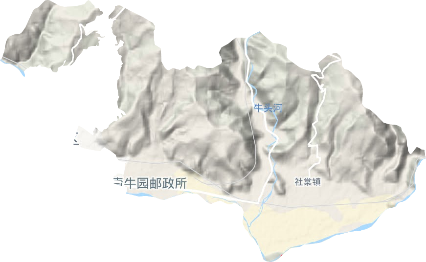 社棠镇地形图