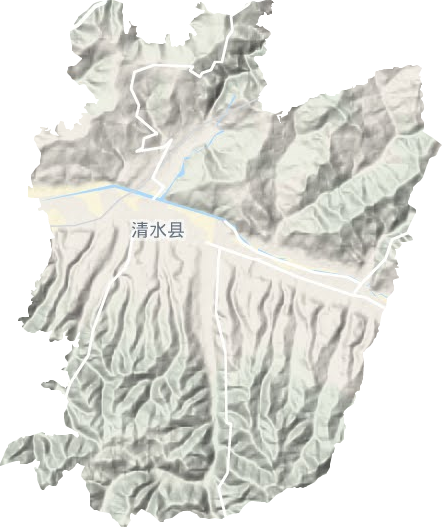 永清镇地形图