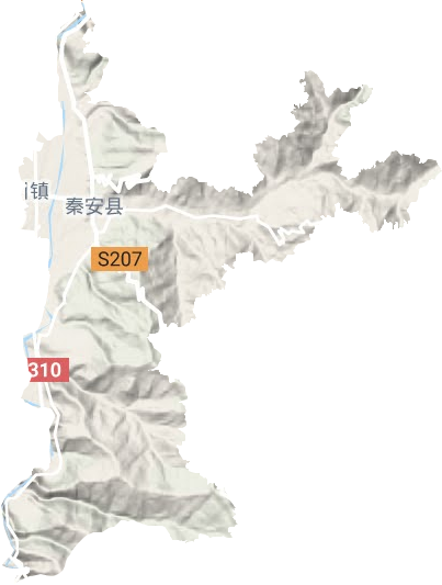 兴国镇地形图